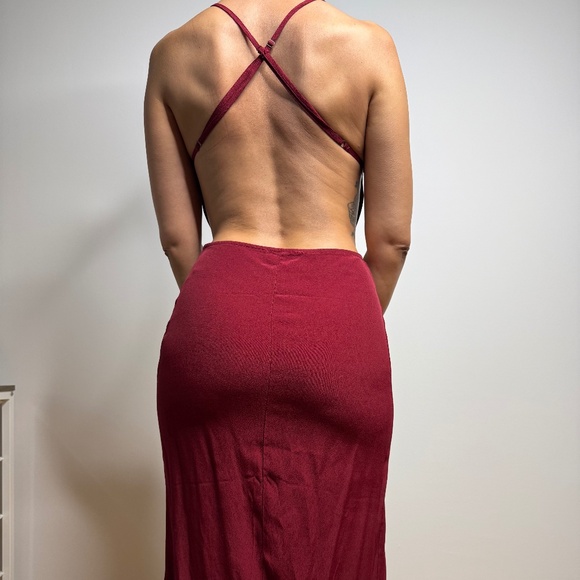 Backless Red Dress - Picture 1 of 6